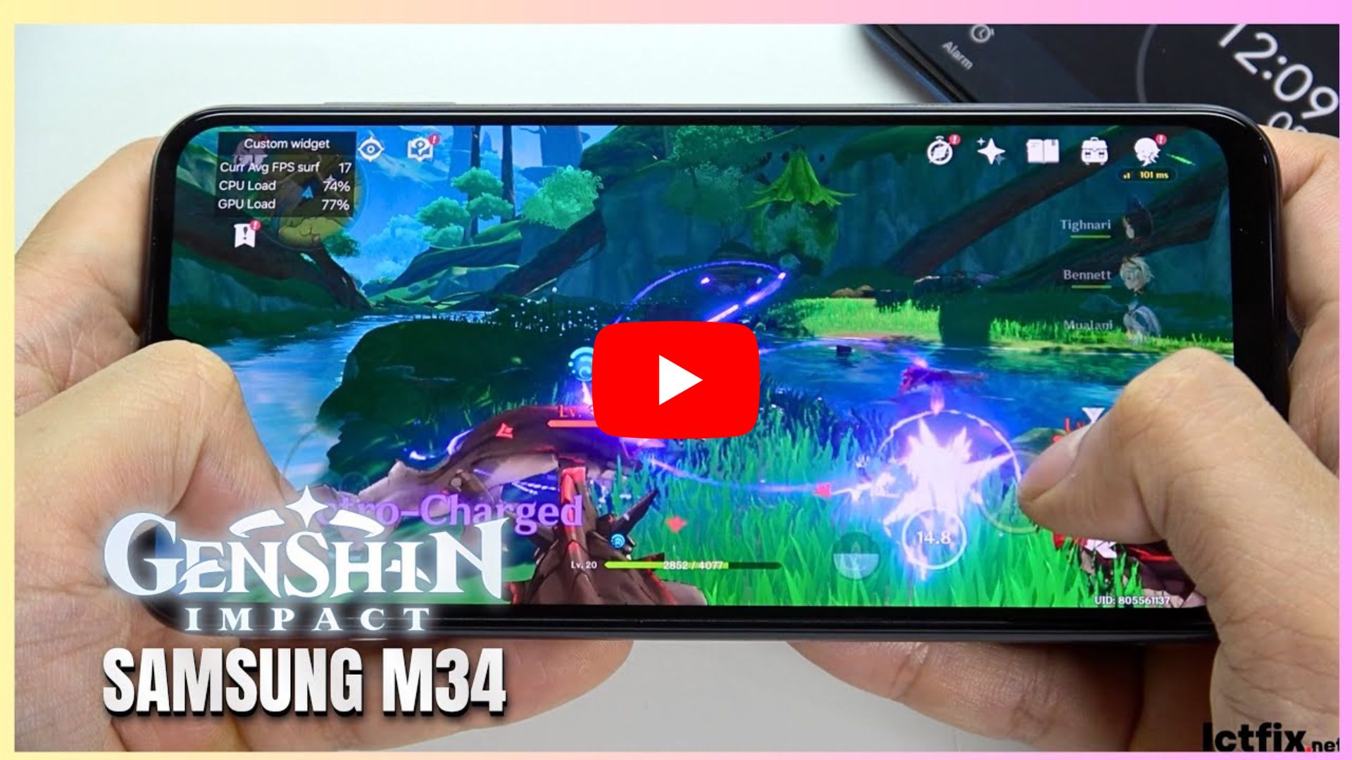 Samsung Galaxy M34 Genshin Impact Gaming test Update…