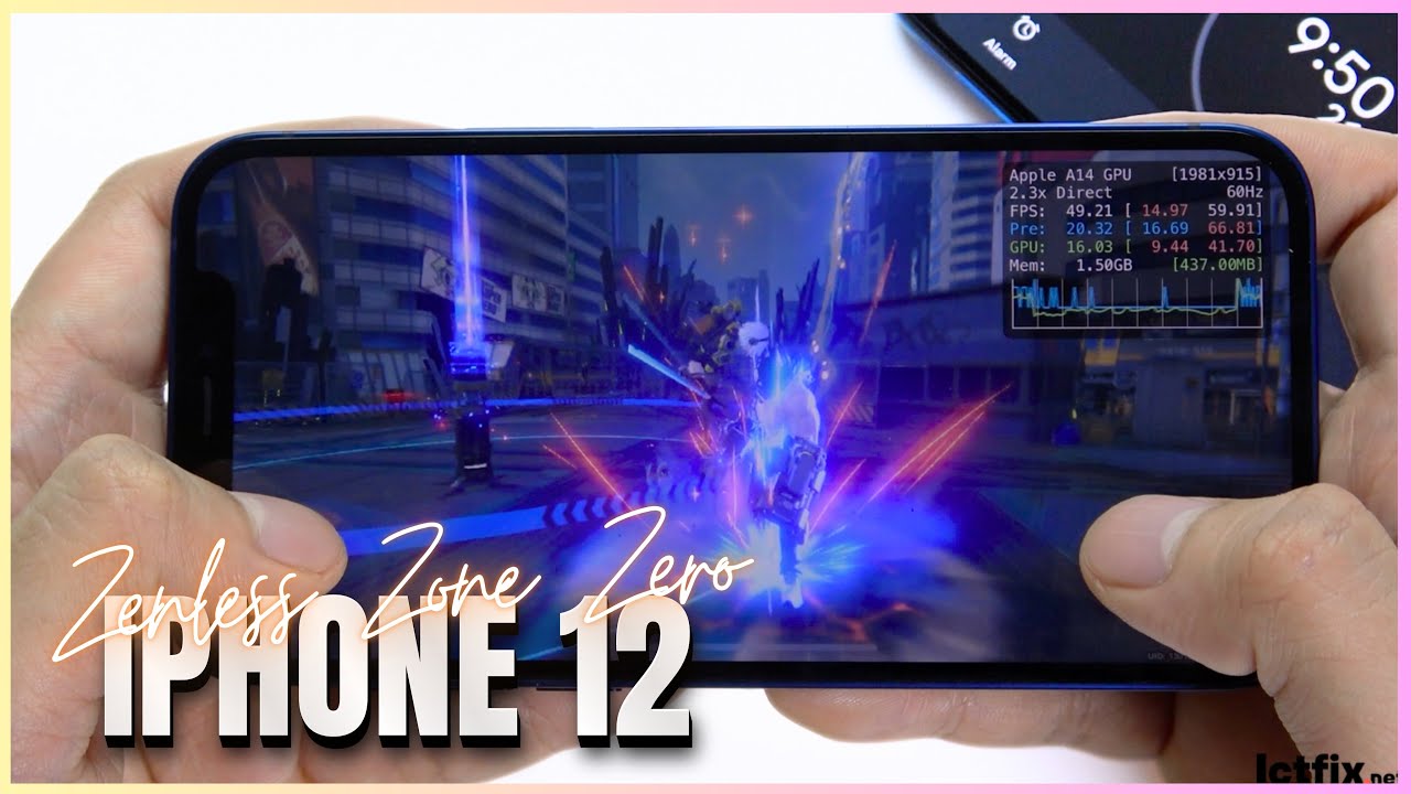 iPhone 12 Zenless Zone Zero Gaming test Update…
