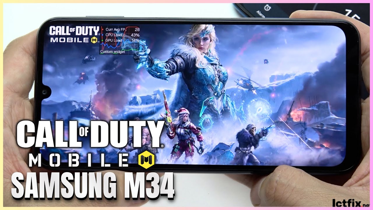 Samsung Galaxy M34 Call of Duty Mobile Gaming…