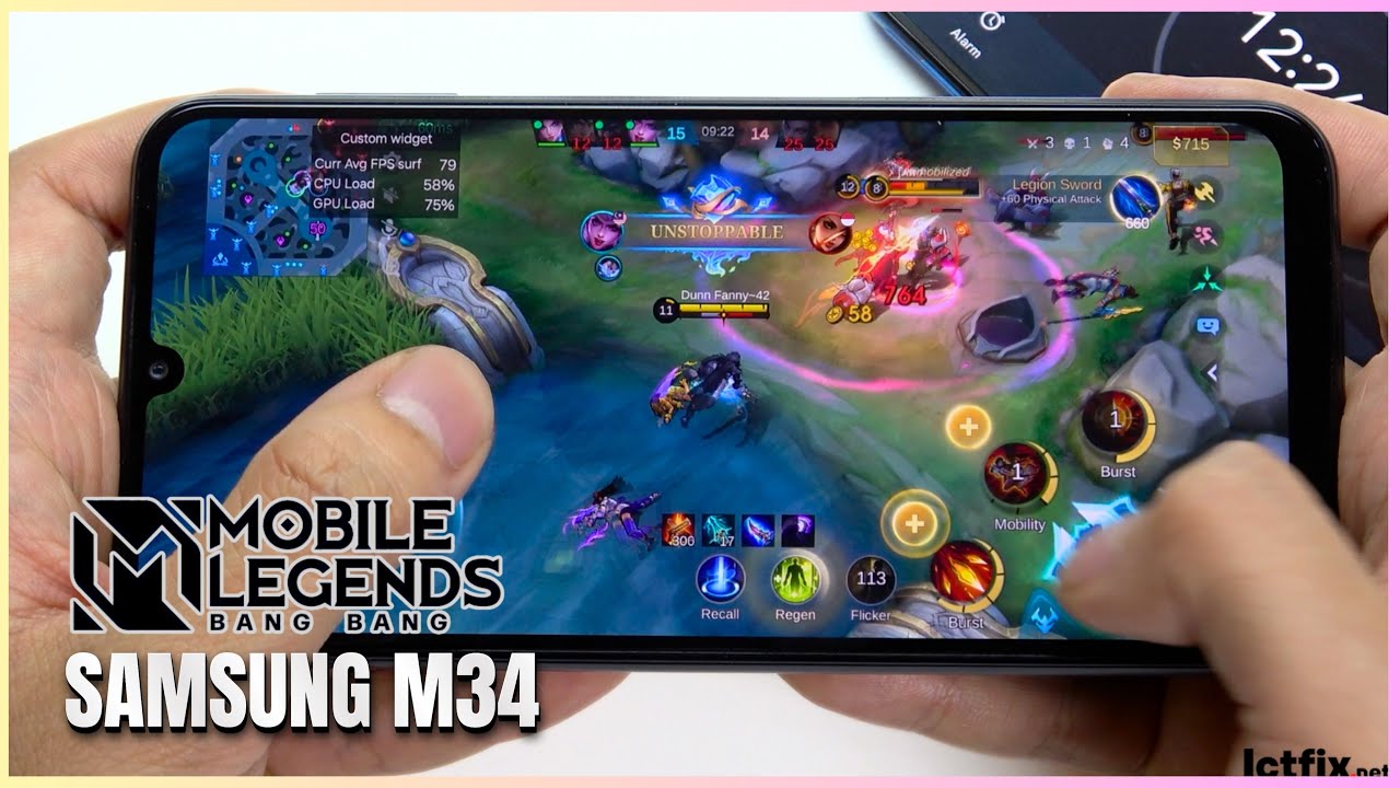 
                Samsung Galaxy M34 Mobile Legends Gaming test Update | Exynos 1280 ,120Hz Display            