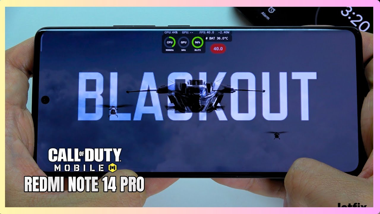 
                Xiaomi Redmi Note 14 Pro Call of Duty Mobile Gaming test CODM | Helio G100-Ultra, 120Hz Display            