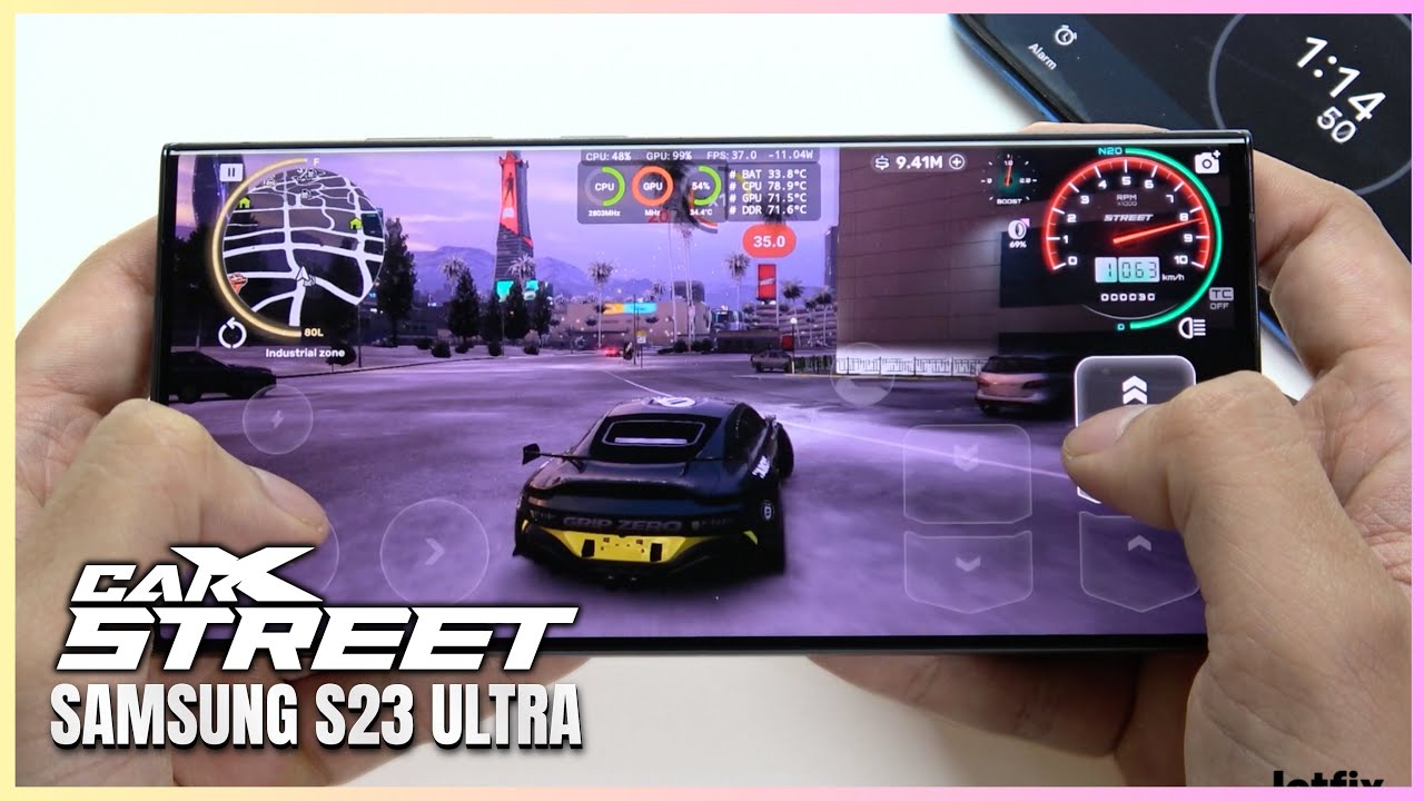 
                Samsung Galaxy S23 Ultra CarX Street Gaming test Update | Snapdragon 8 Gen 2            