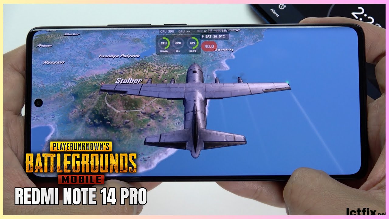 Xiaomi Redmi Note 14 Pro PUBG Mobile Gaming test | Helio G100-Ultra, 120Hz Display