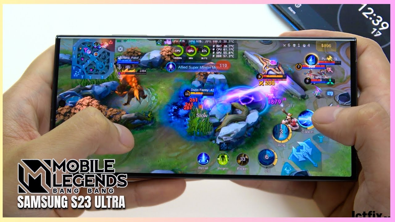 Samsung Galaxy S23 Ultra Mobile Legends Gaming test MLBB Update | Snapdragon 8 Gen 2