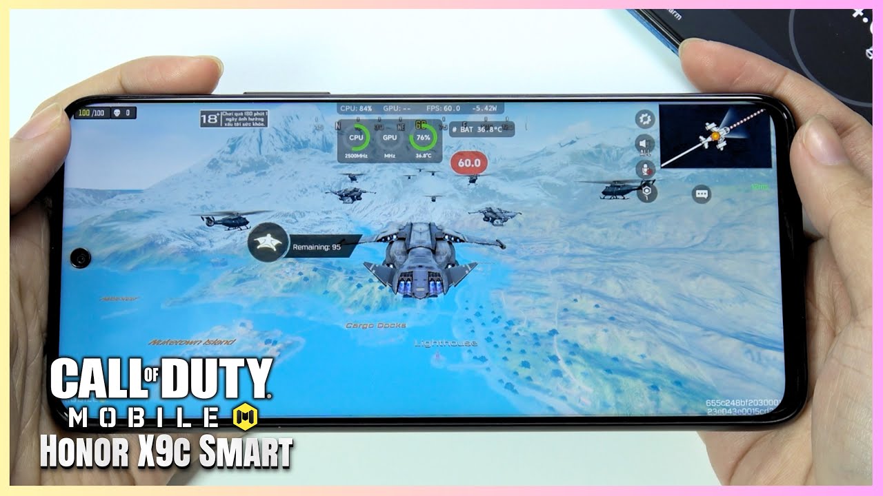 Honor X9c Smart Call of Duty Mobile Gaming test CODM | Dimensity 7025 Ultra, 120 Hz Display